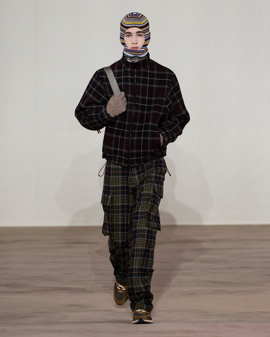 PAULSMITH COLLECTION 22aw ピーチスキンフーデッドコート ポール